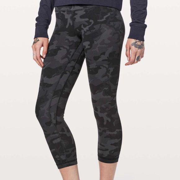 💎NWOT Lululemon Align Crop 21” ❤️ Camo Gray - Picture 7 of 7